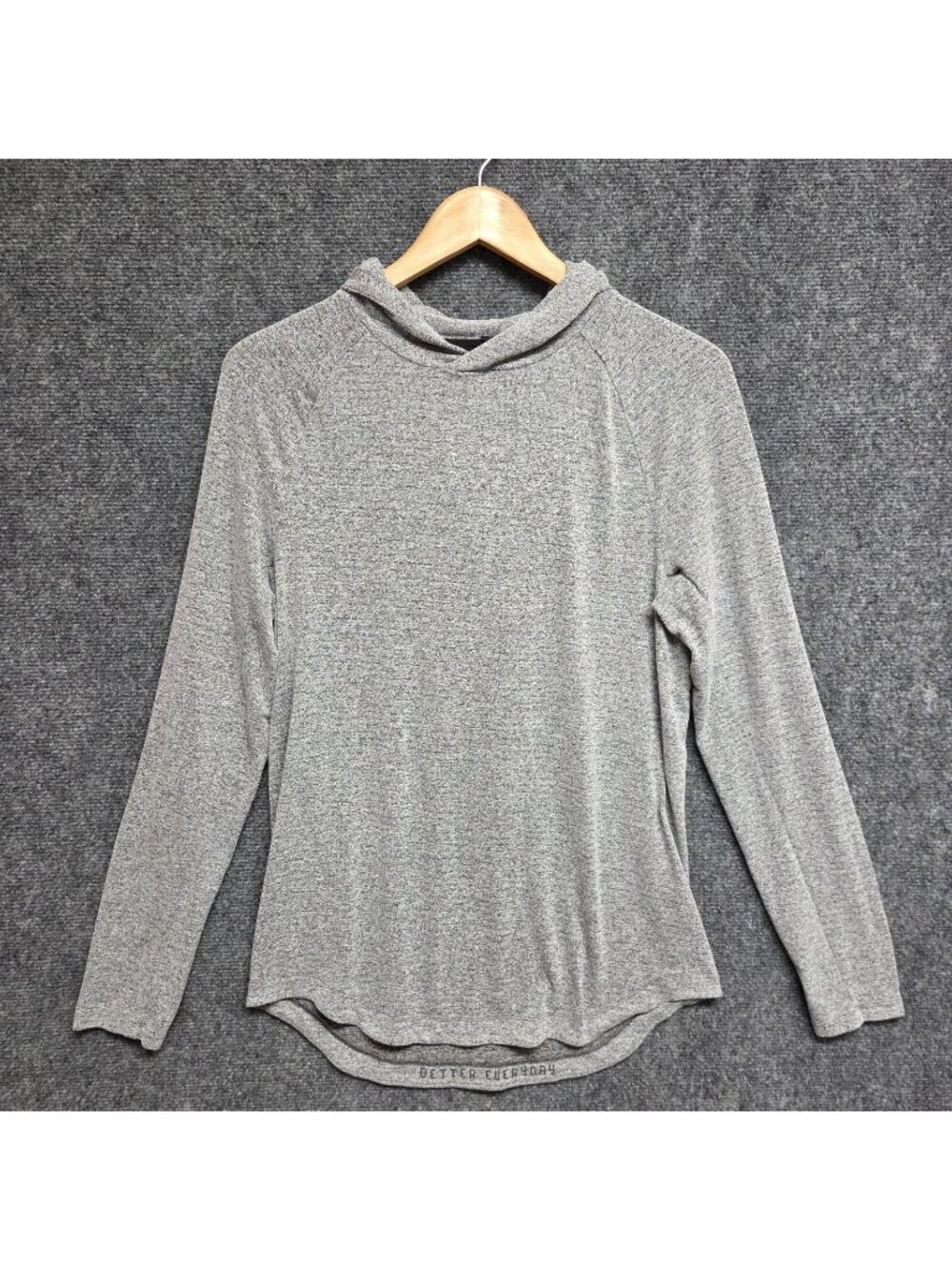 Lululemon Hoodie Mens Small Gray DrySense Pullover Stretch Gym Workout Lifting